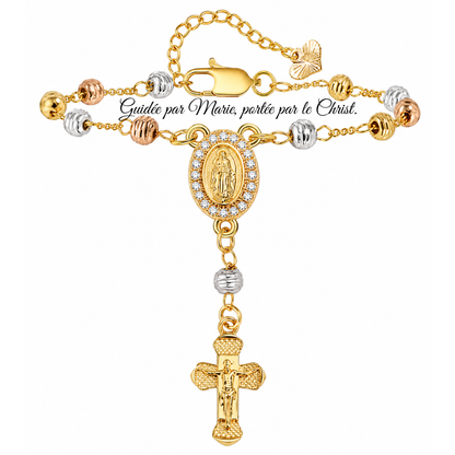 Bracelet catholique en acier inoxydable