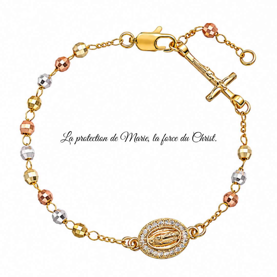Bracelet catholique en acier inoxydable