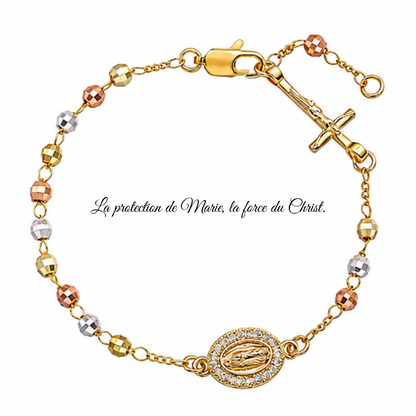 Bracelet catholique en acier inoxydable