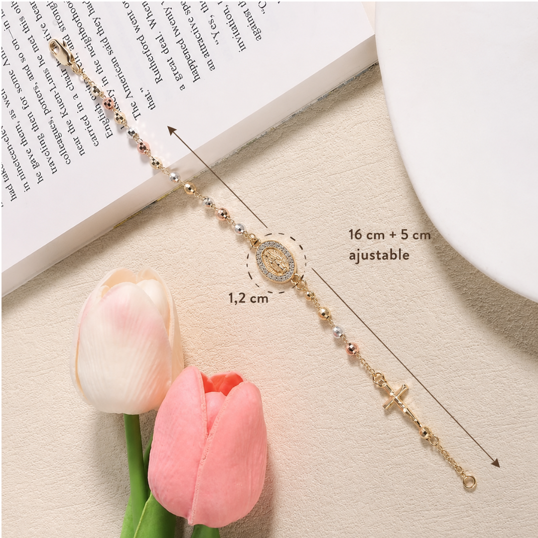 Bracelet catholique en acier inoxydable